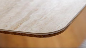 MASA DINING EXTENSIBILA 160/200 X 90 cm, STEJAR/NATURAL, DIN CERAMICA, MDF SI FURNIR - Img 3