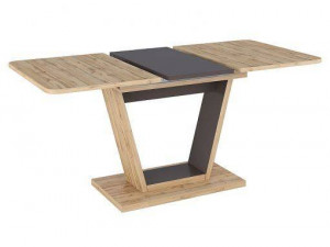 MASA DINING EXTENSIBILA NIGEL, 120/160 CM, STEJAR WOTAN/MARO, DIN PAL LAMINAT, STIL MODERN - Img 5