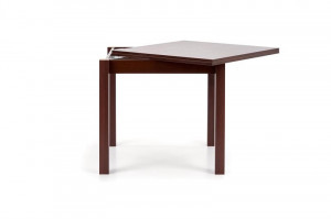 MASA DINING EXTENSIBILA STIL GRACJAN, NUC INCHIS, 80/160 CM, BLAT DIN PAL SI PICIOARE DIN MDF, STIL CLASIC - Img 5