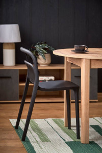 MASA DINING EXTENSIBILA STIL RINGO, STEJAR CRAFT, 102/142 CM, DIN MDF SI FURNIR, STIL CLASIC - Img 3