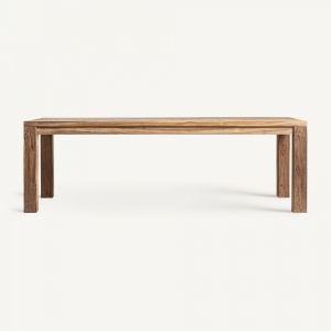 MASA DINING LUX, MARO, REF. 32933, PRELUCRATA MANUAL, CONFECTIONATA DIN LEMN DE TEC RECICLAT, STIL SCANDINAV - Img 1
