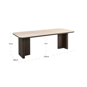 MASA DINING, NANDO 230CM, FURNIR SI TRAVERTIN, MARO, RICHMOND INTERIORS - Img 10