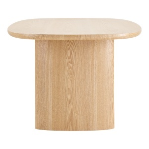 MASA DINING SERRA 110x210x75 cm, REALIZATA DIN LEMN DE FRASIN SI MDF, CULOARE NATUR, HOUSE NORDIC - Img 4