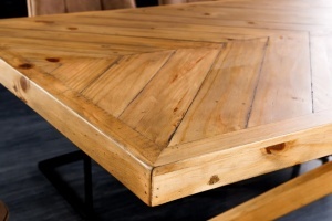 MASA DINING, WOOD 200CM, LEMN DE PIN RECICLAT, ASPECT MARO NATUR, ARTIM GROUP SELECTION. - Img 8