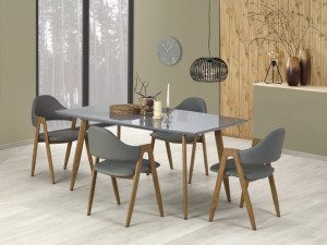 MASA EXTENSIBILA DE BUCATARIE RUTEN GRI DESIGN MODERN HALMAR