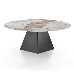 MASA EXTENSIBILA DE LUX, BOLLARD GREY, METAL SI CERAMICA 100/160CM, ARTIM GROUP SELECTION - Img 2