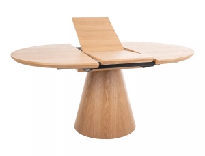 MASA EXTENSIBILA, DINING, 120(160)X120, STEJAR, DIN MDF LAMINAT, STIL MODERN - Img 4