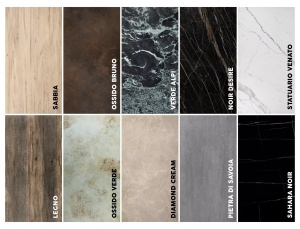 MASA EXTENSIBILA WESTIN, 160/240 CM, EFECT DE PIATRA GRI/NEGRU MAT, DIN CERAMICA, STICLA SI METAL, STIL MODERN - Img 9