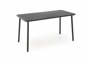 MASA GRADINA/TERASA BOSCO SQUARE, NEAGRA, DIN METAL, STIL MODERN