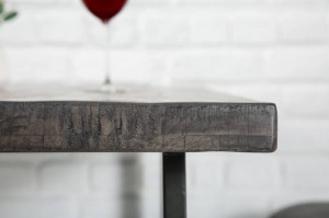 MASA PENTRU BAR 120CM, IRON CRAFT MANGO, COD 38667, DESIGN VINTAGE INDUSTRIAL - Img 6