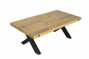MASUTA DE CAFEA 110CM, THOR, COD 40455, DIN LEMN MASIV DE PIN NATURAL, STIL VINTAGE