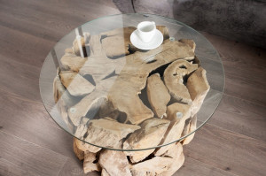 MASUTA DE CAFEA 50CM, NATURE LOUNGE, 23208-1 + 23208-2, DESIGN RUSTIC