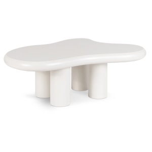 MASUTA DE CAFEA, ARTIM MEBLE, REALIZAT DIN MDF, CULOARE ALBA, STIL MODERN - Img 2