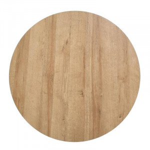 MASUTA DE CAFEA CAMILA, STEJAR/NEGRU, DIN MDF FURNIRUIT SI METAL, STIL MODERN - Img 3