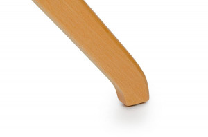 MASUTA DE CAFEA CU INALTIME REGLABILA, JERRY ALB/NATURAL, DIN POLIPROPILENA SI MDF, STIL INDUSTRIAL - Img 5