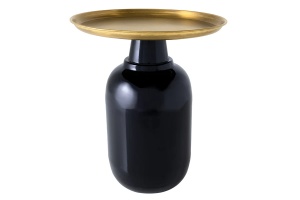 MASUTA DE CAFEA, ELEGANCIA 50CM, DIN METAL NEGRU/AURIU, ARTIM GROUP SELECTION - Img 2