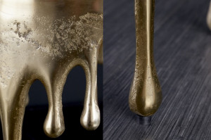 MASUTA DE CAFEA, LIQUID LINE 51CM, COD 39882 GOLD, STIL MODERN - Img 5
