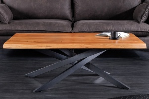 MASUTA DE CAFEA, MAMMUT 110CM, MARO/NEGRU, DIN LEMN DE SALCAM SI METAL, ARTIM GROUP COLLECTION - Img 2
