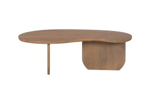 MASUTA DE CAFEA, ORGANIC 120CM, REALIZATA DIN LEMN DE MANGO, CULOARE NATUR, ARTIM GROUP - Img 3
