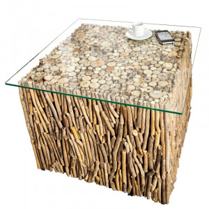 MASUTA DE CAFEA PRELUCRATA MANUAL FOSSIL 36584 DESIGN RUSTIC - Img 7
