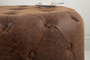 MASUTA DE CAFEA/TABURET CHESTERFIELD 39423 STIL VINTAGE - Img 3