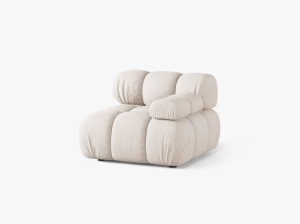 MODUL CANAPEA BELLIS, PE DREAPTA, BEJ, CU TAPITERIE DIN TEXTIL STRUCTURAT LIBERTY, MICADONI - Img 2