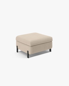 MODUL CANAPEA/COLTAR EXTENSIBIL GLORIA, BEJ, 76X92 CM, TAPITAT CU TAPITERIE DIN TEXTIL STRUCTURT BJORN, MICADONI
