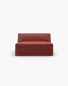 MODUL CANAPEA/COLTAR JODIE, 100X99 CM, LEMN DE CIRES, TAPITAT CU TAPITERIE DIN TEXTIL STRUCTURAT LINS, MICADONI - Img 2