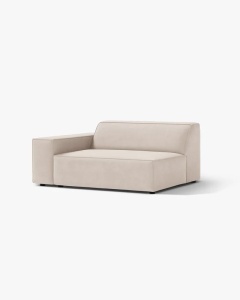 MODUL CANAPEA/COLTAR JODIE, 122X99 CM, BEJ DESCHIS, PE STANGA, TAPITAT CU TAPITERIE DIN TEXTIL CATIFEA VENUS, MICADONI - Img 2