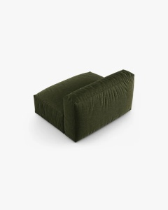 MODUL CANAPEA/COLTAR MARTINA, 76X130 CM, VERDE, TAPITAT CU TAPITERIE DIN TEXTIL STRUCTURAT BOSTON, MICADONI - Img 3