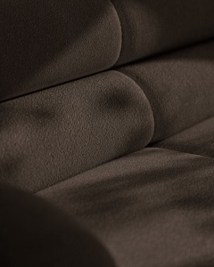 MODUL CANAPEA/COLTAR NEO, PE DREAPTA, MARO, 110X100 CM, TAPITAT CU TAPITERIE DIN TEXTIL BOUCLE BALOO, MICADONI - Img 5