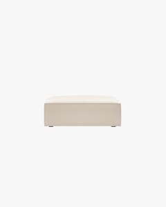 MODUL CANAPEA KAELLE, 80X100 CM, BEJ DESCHIS, CU TAPITERIE DIN TEXTIL CATIFEA BLUVEL, MICADONI - Img 2