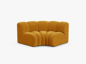 MODUL CANAPEA LUPIN, 185 CM, GABEN, CU TAPITERIE DIN TEXTIL CATIFEA SALVADOR, MICADONI