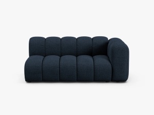 MODUL CANAPEA LUPIN, PE DREAPTA, 173 CM, ALBASTRU INCHIS, CU TAPITERIE DIN TEXTIL BOUCLE BALOO, MICADONI