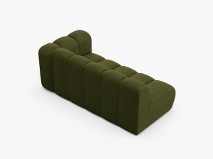 MODUL CANAPEA LUPIN, PE DREAPTA, 173 CM, VERDE MASLINIU INCHIS, CU TAPITERIE DIN TEXTIL BOUCLE BALOO, MICADONI - Img 3