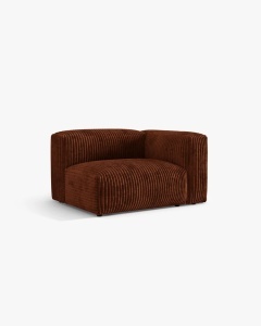 MODUL LATERAL PENTRU CANAPEA MARTINA, PE DREAPTA, CARAMIZIU, TAPITAT CU TAPITERIE DIN TEXTIL CORDOI TILIA, MICADONI - Img 2