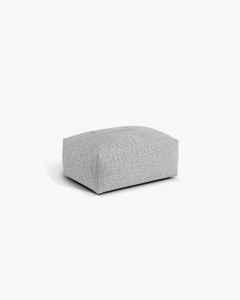 MODUL POUF CANAPEA/COLTAR MARTINA, 103X73 CM, ARGINTIU, TAPITAT CU TAPITERIE DIN TEXTIL BOUCLE MONET, MICADONI - Img 2