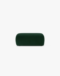 MODUL POUF KATE, VERDE SMARALD, 60X99 CM, TAPITAT CU TAPITERIE DIN TEXTIL CATIFEA SALVADOR, MICADONI