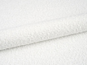 MODUL PUF CANAPEA MOLINO, 75X75, ALB, CU TAPITERIE DIN TEXTIL BOUCLE BALOO, MICADONI - Img 3