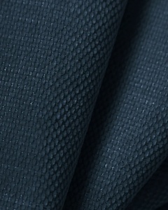 MODUL PUF CANAPEA MOLINO, 75X75, ALBASRU ROYAL, CU TAPITERIE DIN TEXTIL CHENILLE REBEL, MICADONI - Img 3