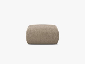 MODUL PUF CANAPEA MOLINO, 75X75, BEJ INCHIS, CU TAPITERIE DIN TEXTIL CHENILLE EDEN, MICADONI