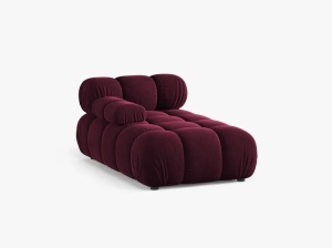 MODUL SEZLONG COLTAR BELLIS, PE STANGA, CU TAPITERIE DIN CATIFEA VENUS, MICADONI - Img 2