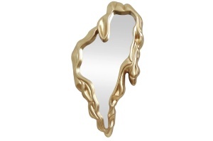 OGLINDA DEOSEBITA, FLUIDUM 150CM, AURIE, POLIURETAN, MDF SI OGLINDA, ARTIM GROUP SELECTION - Img 2