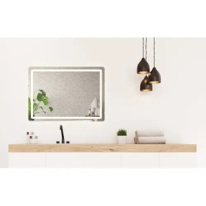 OGLINDA PENTRU BAIE, CU LED 80x60cm P10407, CALITATE SUPERIOARA - Img 6