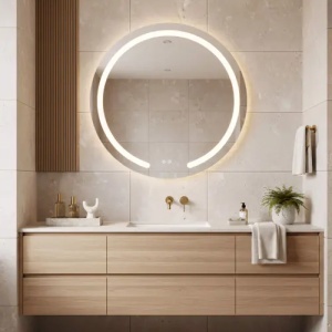 OGLINDA PENTRU BAIE LED 100cm MODERN, CALITATE SUPERIOARA - Img 2