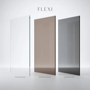 PARAVAN DE DUS FLEXI 100, TRANSPARENT/TITAN, CALITATE SUPERIOARA - Img 6