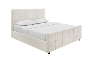 PAT CU SPATIU DE DEPOZITARE, PRESTIGE 180X 200CM, MATERIAL BOUCLE, CULOARE CREM, ARTIM GROUP SELECTION - Img 5