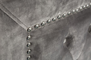 PAT DUBLU, EXTRAVAGANCIA 180CM, GRI ARGINTIU, DESIGN MODERN - Img 4