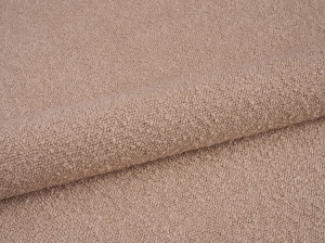 PAT TAPITAT LINEA, 200X200, ROZ PUDRA, CU TAPITERIE DIN TEXTIL BOUCLE BALOO, MICADONI - Img 4