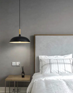 PENDUL ANZO, 18x45/100 cm, NEGRU, DIN ALUMINIU, STIL MODERN, TU - Img 6